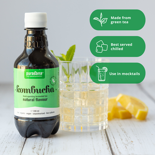 Want to buy kombucha? | Purasana kombucha 330 ml