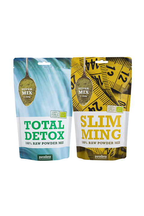 Detox en Slimming Pakket - Total detox + Slimming mix