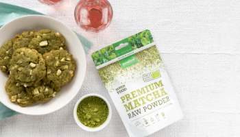 Chocolate chip cookies met matcha en witte chocolade