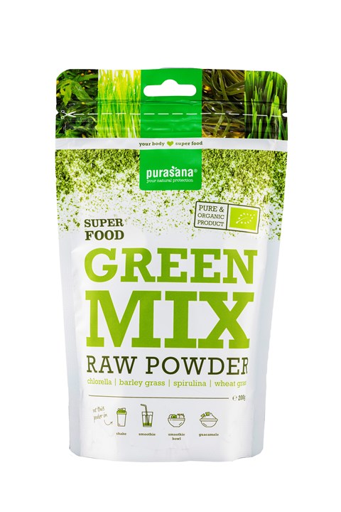 Green mix raw powder