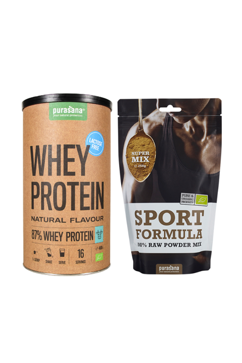 Sport Pakket - Wei lactose vrij + Sport Formula mix