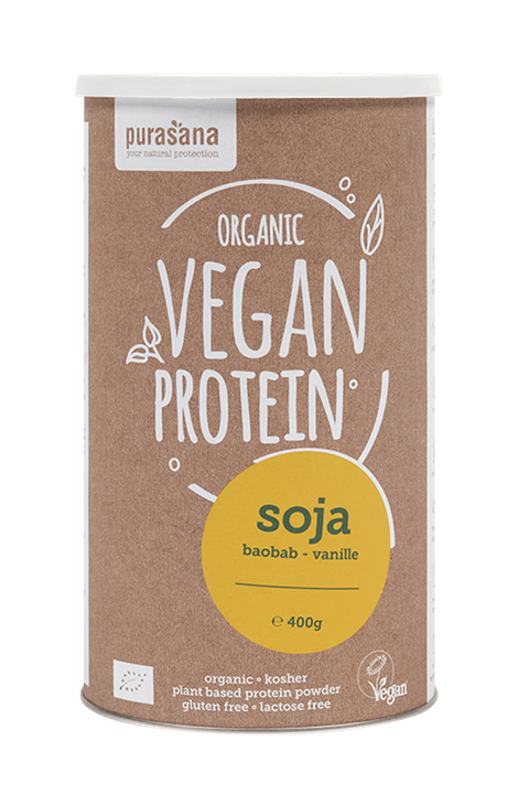 Vegan Protein soja - baobab vanille