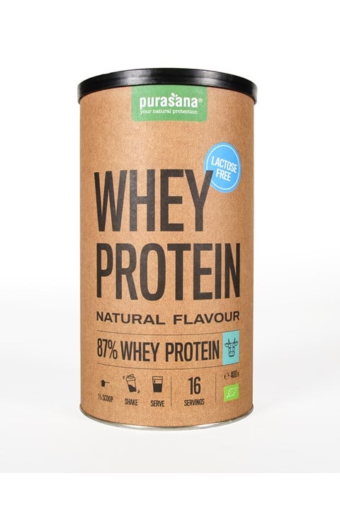 Whey protein powder lactose vrij